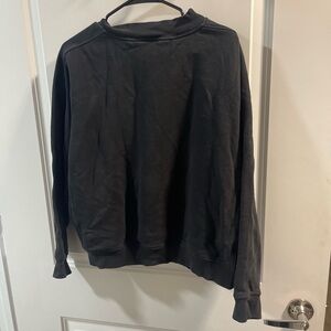 Lululemon Flawed Women’s Black Crewneck Long Sleeve Size 10 Have Some Spots